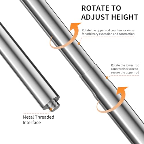 Image of Vertical Jump Tester, Floor Standing Vertical Jump Measurement Tool, Vertical Jump Measure Device Equipped with a Tape, Adjustable Height Vertical Trainer for Jump Training