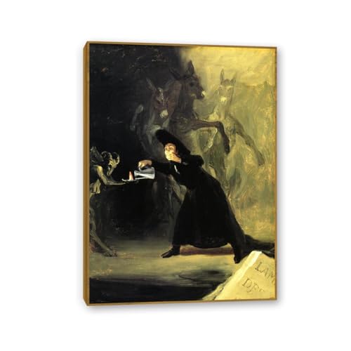 La lampe du diable Goya sur toile : sublimez un mur vide de salon