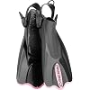 Cressi Short Open Heel Swim Fins - Adjustable Fit for Snorkeling, Easy-Kick Swimming Fins - Secure Heel Strap for Diving Gear