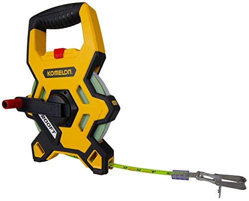 Komelon Contractor LT Tape Measure,Black,200 FT by Komelon - Used condition - US$34.92