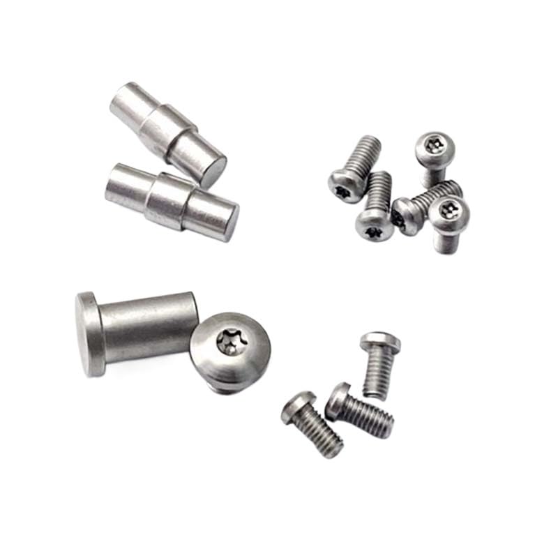 Echeson 12-Pieces Set Custom Stainless Screw Fits for Recon1 Scales Handle DIY Making(Silver)