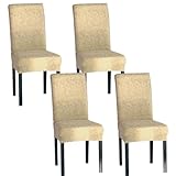 Housse de chaise : cette housse de chaise est fabriquée en élasthanne et en polyester, suffisamment souple pour s'adapter à la plupart des chaises. protection élastique pour chaise