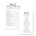 Blue Elephant Baby Shower Game Word Scramble (25 Pack)