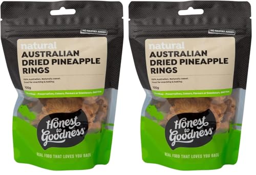Australian Dried Pineapple Rings 100g (Pack of 2)