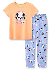 Orange & Blue Panda - Tee & Pants