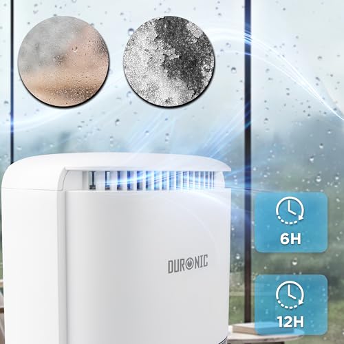 Duronic Dh07 We Déshumidificateur Jusqu'à 200 Ml D'eau Par Jour Réservoir D'1 Litre Idéal Pour Petits Espaces - vue 9