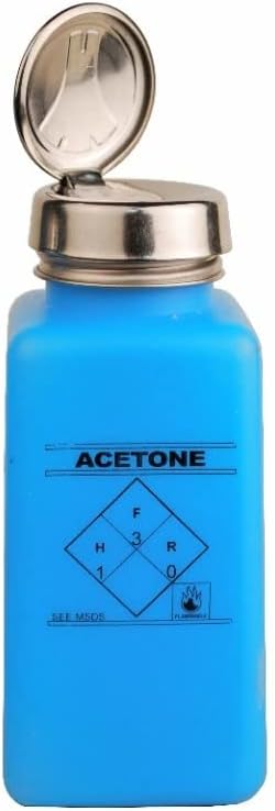 Bottle, One-Touch Pump, 8 oz, Blue