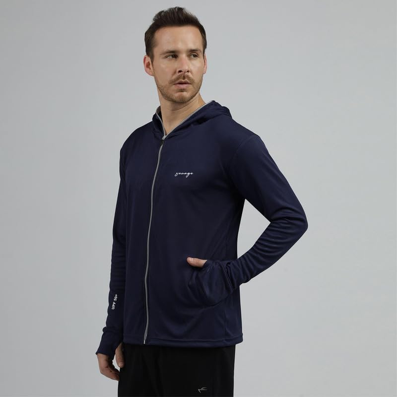 Image of BE SAVAGE Balaclava Sunscreen Jacket For Men