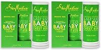 SHEA MOISTURE Eucalyptus and African Water Mint Baby Chest Rub for Unisex - 0.6 oz Ointment, 17 g (Pack of 2)