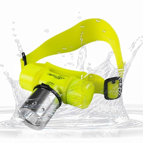 Diving Headlamp - Head Torch | Diving Headlamp | Diving Headlamp | Waterproof High Intensity Beam Diving Torch for Swimming, Hiking, Caving and Snorkeling - Image 6