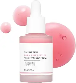 PDRN Pink Peptide Serum with Rose PDRN | Vegan Pink Glow Serum with Peptides & Niacinamide for Hydration & Firm-Looking Skin | Uneven Tone Care | Korean Skincare, 1.01 fl.oz.