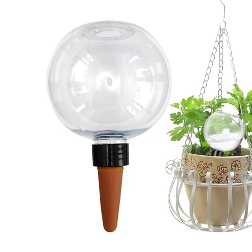 Plant Watering Bulbs, 500ML Automatic Watering Bulbs, Transparent Portable Watering Spikes, Water Seeper Small Succulent Dripper, Irrigation Ball Plant for Home Balcony Living Room Apartment