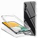 Produktbild ZYIMOU Hülle für Samsung Galaxy A13 5G / Samsung Galaxy A04S Handyhülle 360 Grad, Transparent Full Schutz Kratzfest Dünn Durchsichtige Case Silikon Schutzhülle, Hart PC Zurück + Weich TPU Vorderseite
