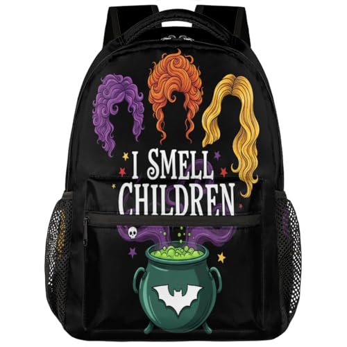 Mochila de bruja ligera para portátiles el regalo perfecto de Halloween para estudiantes