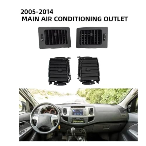 Rejilla de ventilación de coche para Toyota Hilux SR5, viaje con total comodidad y aire fresco 2
