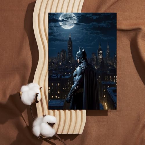 Image of Posters Inc Set of 12 Batman Posters for Wall, Wallart Item for Home, Home Decoration Items for Living Room, Aesthetic Wall Stickers for Bedroom, Birthday Gift for Men, 300 GSM A4 Size Paper