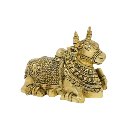 Idole Nandi en laiton massif statuette durable qui ne rouille pas