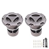 WARN 108325 Premium Manual Locking Hubs for 2005–2026 Ford Super Duty F‑250, F‑350, F‑450, and F‑550 – 35‑Spline, Heavy‑Duty Manual Hubs, Set of 2 (Argent Gray)