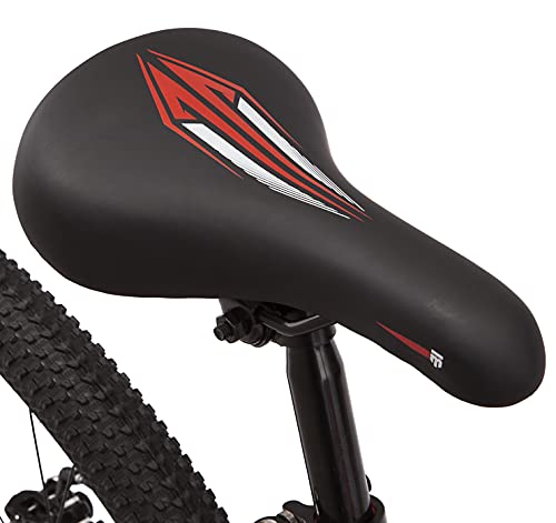 Mongoose Flatrock Dx Men And Women Hardtail Mountain Bike, 29-Inch Wheels, 21 Speed Twist Shifters, 18-Inch Lightweight Aluminum Frame, Red #TOP4