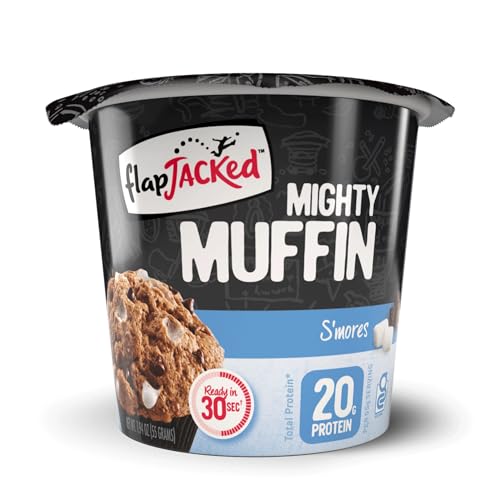 FlapJacked Mighty Muffins, Gluten-Free S'mores, 12 Pack