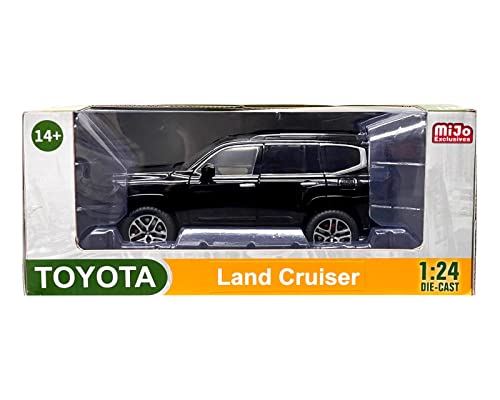 Toyota Land Cruiser 1:24 Negro 2023 miniatura 2