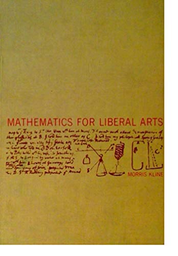 Mathematics for Liberal Arts. 0201037718 Book Cover