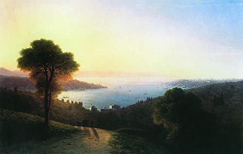 Paysage portuaire romantique peinture à l'huile Ivan Aivazovsky Bosphore