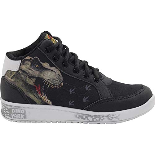 Bota Dinossauro Park Tenis Vissi Dino Rex Infantil + Brinde - Preto 31