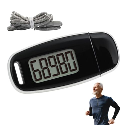 Podómetro para caminar Podómetro Recargable Podómetro USB Recargable Podómetro para niños Rastreador de pasos Mini podómetro Rastreador de pasos Ligero Centro de pasos