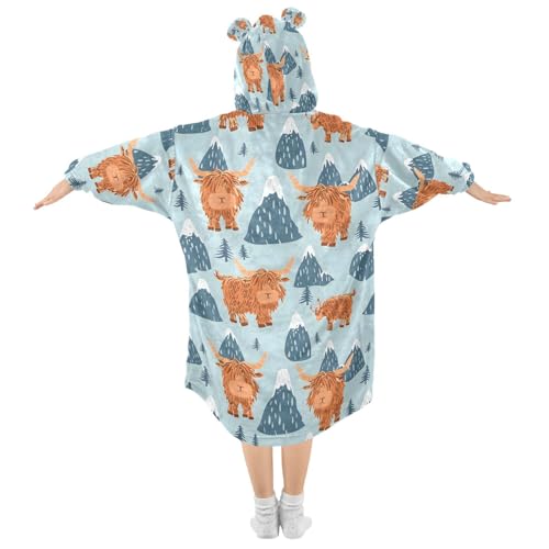 Couverture à capuche motif coquelicots cadeau idéal pour fille