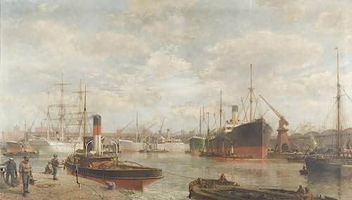 Tableau toile Arthur Wilde Parsons, peinture élégante de salon 60x90