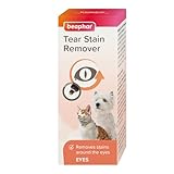 Beaphar - Tear Stain Remover 50ml - Tear Stain Drops for Cats & Dogs - Eye/Fur Stain Cleaner Liquid for White Dogs - Removes & Prevents Tear Stains for Light Coloured Pets - Gentle Formula