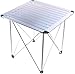 Hauteur Réglable Chaise de Jardin Robuste et Porta En alliage d'aluminium pliant camping en plein air Table 28 InchSturdy résistant à l'usure résistant à la corrosion Antirouille for Outing pique-niqu