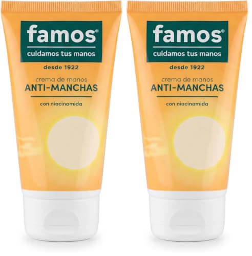 FAMOS - Crema de Manos Anti-manchas - 75 ml (Paquete de 2)