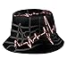 Kicoyuaz Musical Note Music Bucket Hat Funny Summer Unisex Print Bucket Hat