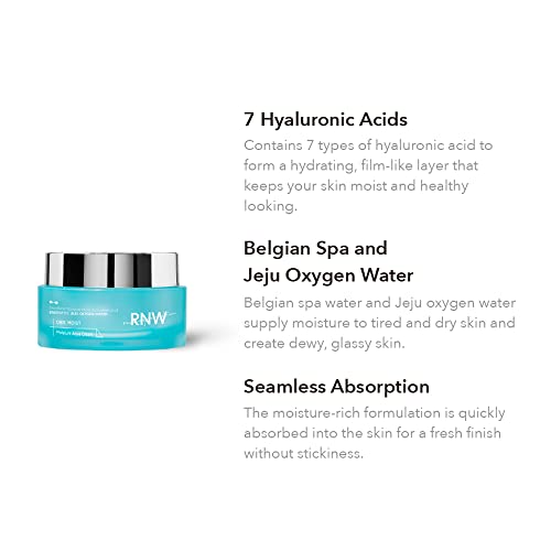 Rnw Der. Moist Moisture Aqua Cream 50Ml / 1.7 Oz, Moisturizing And Soothing Cream With Hyaluronic Acid And Natural Exctracts, Paraben Free | Korean Skincare #TOP4