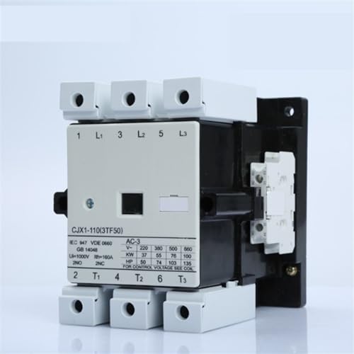 Contacteur magnétique CJX1-110A AC triphasé 24V pour commutation industrielle 3TF50