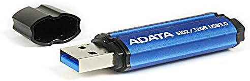 ADATA S102 Pro 32GB USB 3.1 Ultra Fast Read Speed up to 90 MB/s Flash Drive Blue (AS102P-32G-RBL)