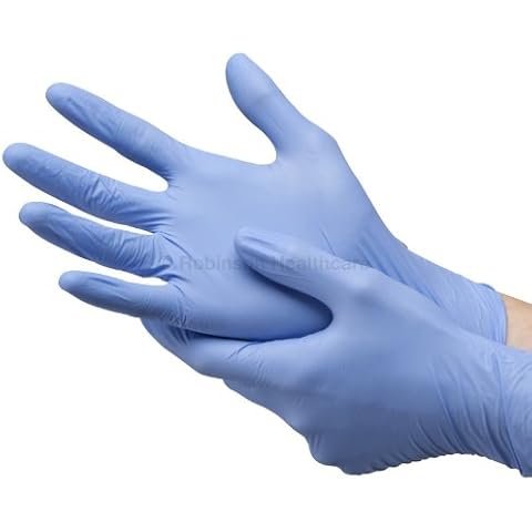 ReadiGloves 9547 Nytraguard Bluple Nitrile Gloves - Medium (Pack of 200) Cover