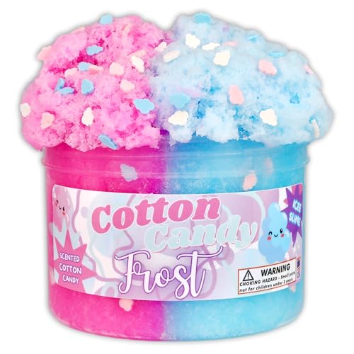 Dope Slimes CC07178 Cotton Candy Frost (8Oz) - Icee Textured Slime thumb #2