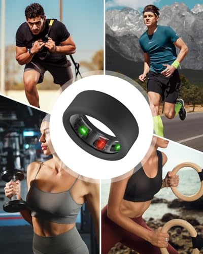 Image of 2-Pack Smart Ring Silicone Cover Compatible with Oura Ring Gen 3, Gabit Ring- Lightweight Silicone Smart Ring Protector, Skin Friendly Case for Working Out, (S for 6 7 8 9 10) Navy Blue