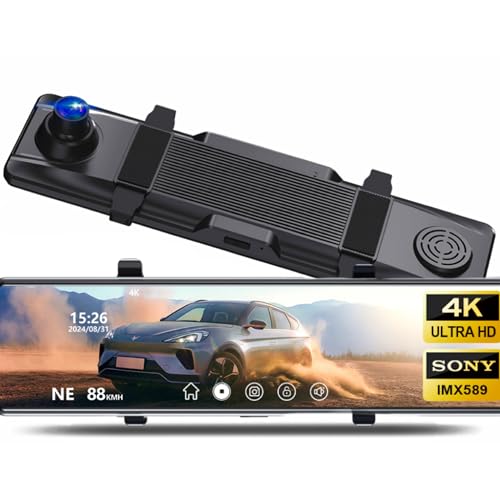 ドライブレコーダー ミラー型【2025年進化＆4KHD画質＆12インチ】 Amazon.co.jp: ZOOBLY ドライブレコーダー ミラー型 2025新