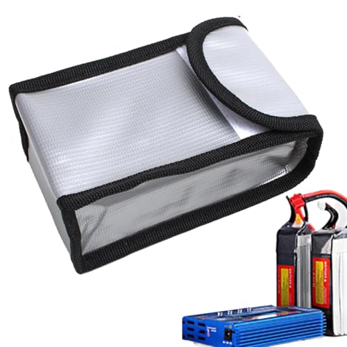 Battery Storage Bag, Fireproof, Portable, Fireproof Battery Safety Bag, Weast-resistant Storage Box, -Proof Charge Organiser, Heat Resistant Protection for Lithium Batteries