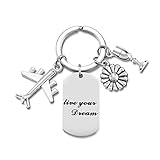 ♣Dimension: Dog Tag Anhänger: 18*32mm; Sonnenblume: 14mm; Weinglas: 6mm; Flugzeug: 22mm; Ring Durchmesser: 25mm.