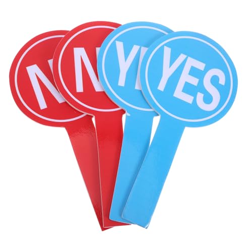 NAMOARLY Portable Yes Paddle Reusable No Paddle Handheld Judging Board for Classroom Voting