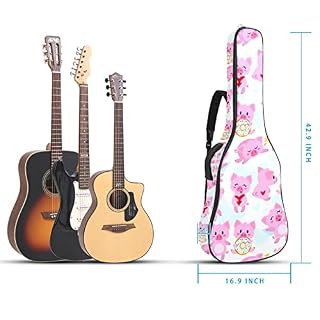 Hondank Housse de transport étanche pour guitare avec bandoulière réglable Motif panda volant dans le ciel, Multicolore… - Les Beatles, Paul McCartney, John Lennon, RIngo Starr, George Harrison Hondank Housse de transport étanche pour guitare avec bandoulière réglable Motif panda volant dans le ciel, Multicolore… – Image 5