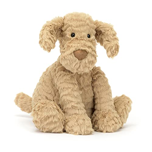 Image of Jellycat Fuddlewuddle Puppy Stuffed Animal, Medium 9 inches - Dogs and Puppies Plush Toy - Classic Children's Gift