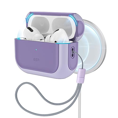 Image of ESR for AirPods Pro 2 Case, Compatible with MagSafe, Purple
