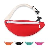 Fanny Pack for Kids, Small Waist Bags for Boys and Girls, Fashionable Waist Pack, Crossbody Belt Bag with Adjustable Strap, Lightweight Chest Bag for Sports Running, Camping, and Travel