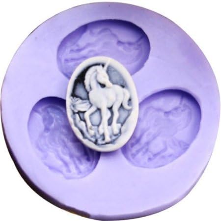 Mini Horse Fondant Mouldsilicone Candy Craft Handmade Molds DIY gumpaste Cake Decorating